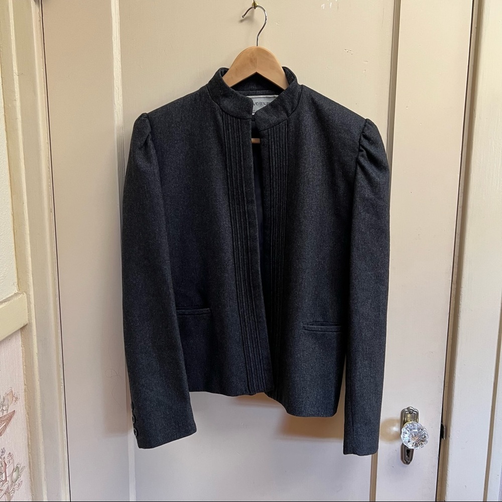 David Benjamin Womens Wool Career Jacket Size 11